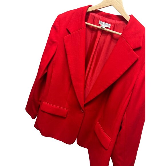 Pendleton Vintage Y2K Red Wool Oversized Blazer - Picture 1 of 8
